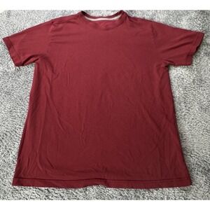 Nike Mens Dri-FIT Training Shirt Large Red Performance Polyester
